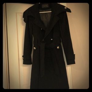 Tahari wool trench coat